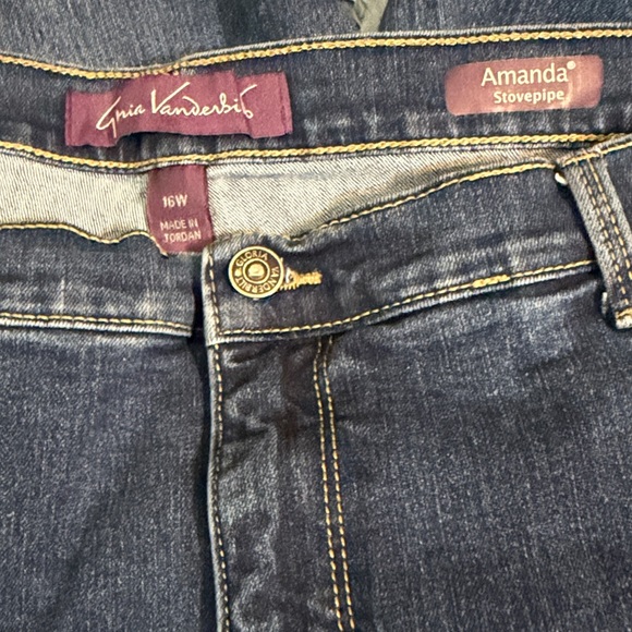 Gloria Vanderbilt Amanda Stovepipe Size 16W - Picture 16 of 16